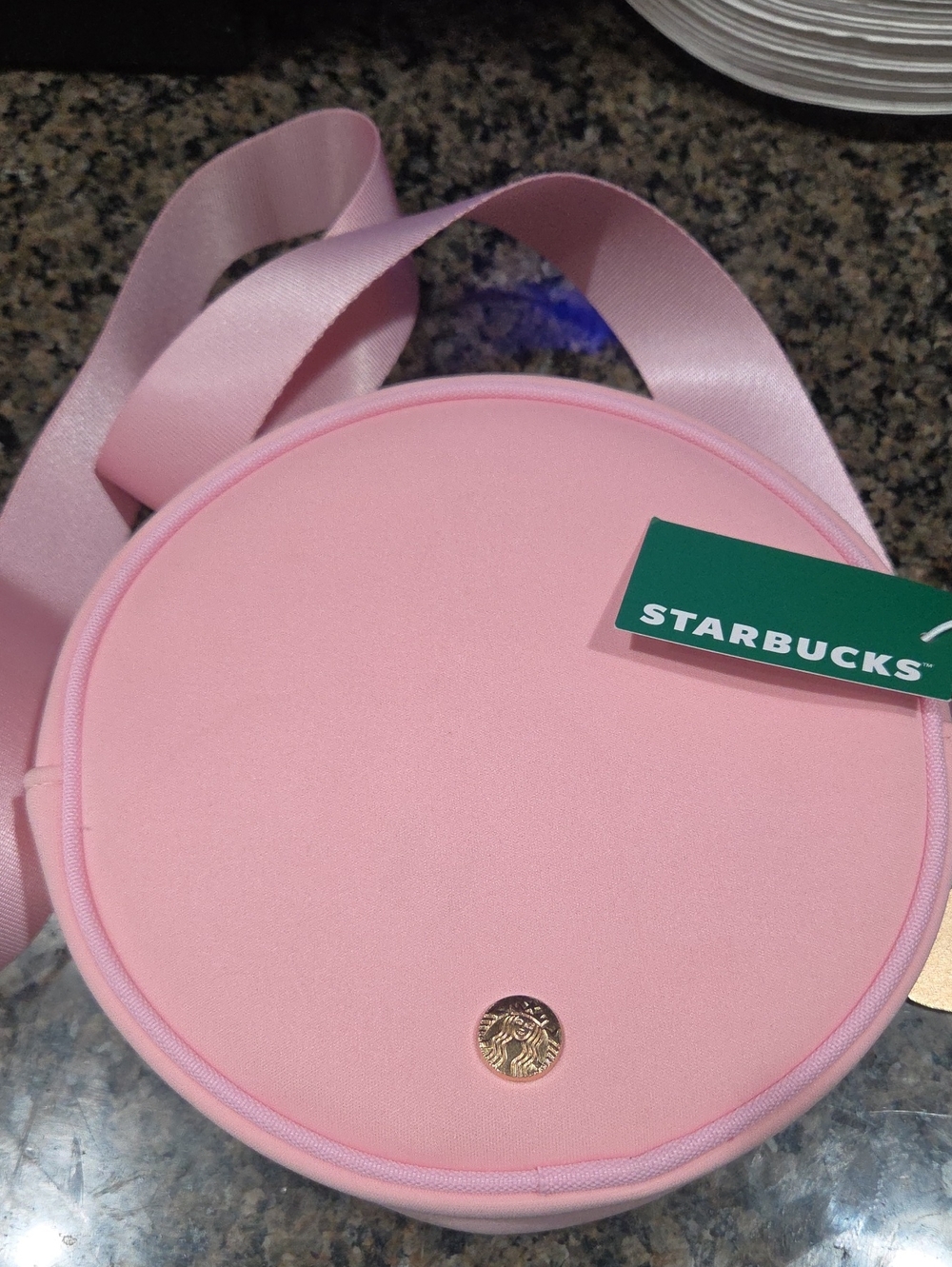 NWT Starbucks Limited Edition Pink Drink Belt Bag with Strawberry Charms 🍓